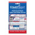 Complyright Labor Law Poster Service, "State/Federal Labor Law", 4w x 7h 098433